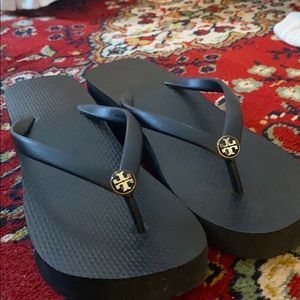 Tory Burch Wedge Flip Flops